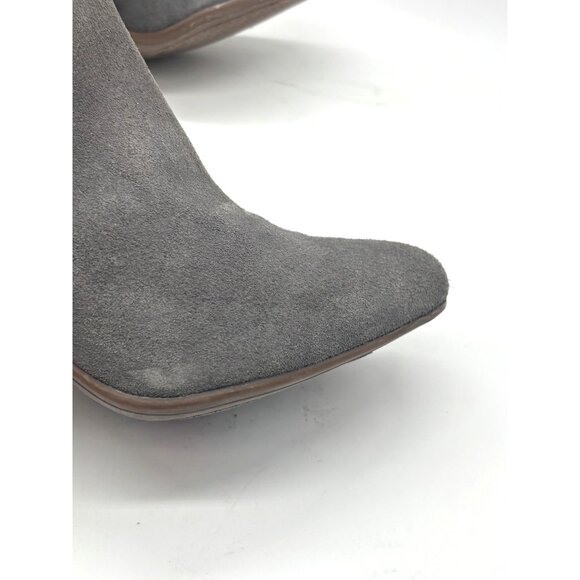 Lucca Lane Jadia Block-Heel Ankle Booties, Size 6, M, Dark Gray - Picture 11 of 14